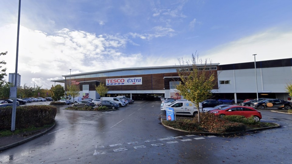 An elderly man is fighting for his life after being mowed down by a car in a Tesco car park