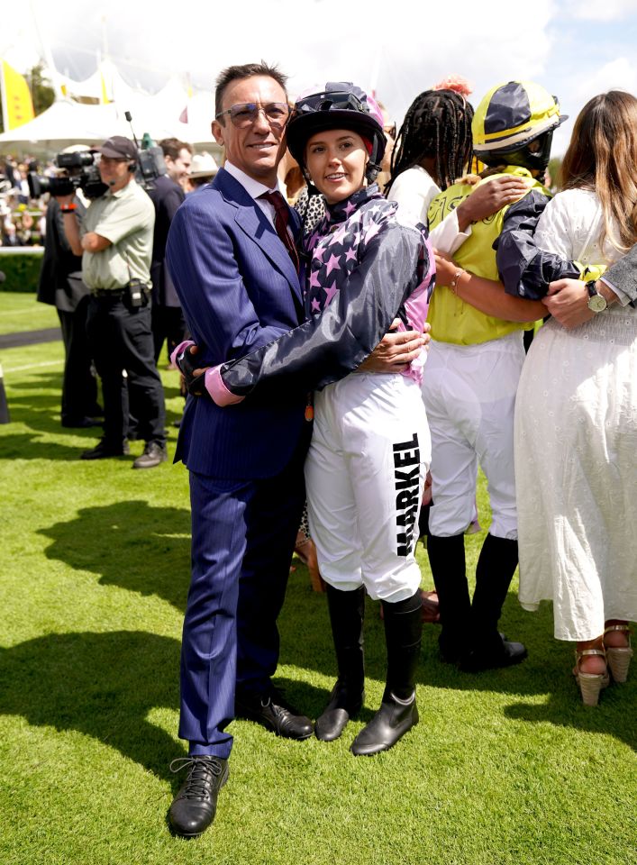 Frankie Dettori's impressive career has clearly had an influence on his daughter Ella