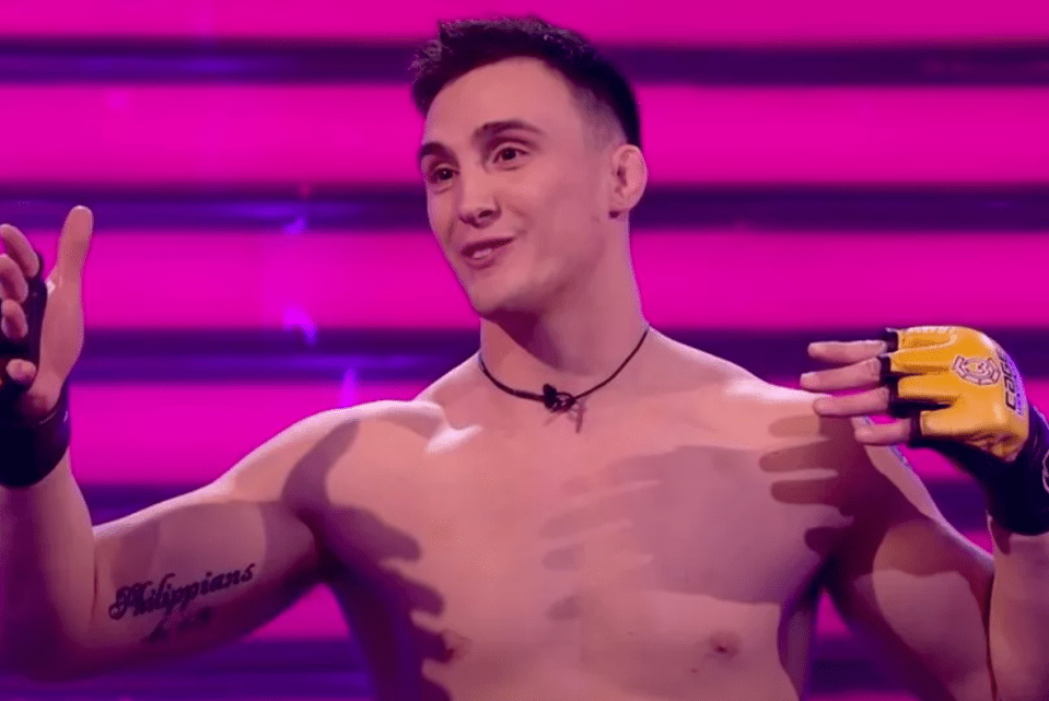 The former Cage Warriors light-heavyweight champion appeared on the dating show in 2019