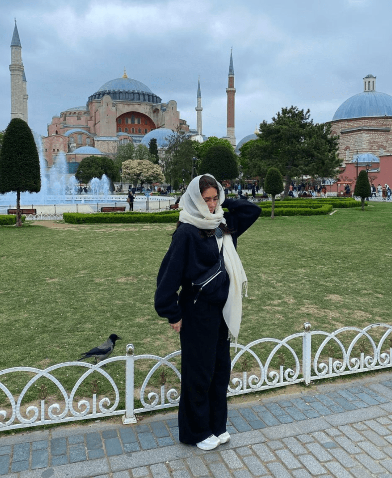 Tara also enjoyed the sights of Istanbul