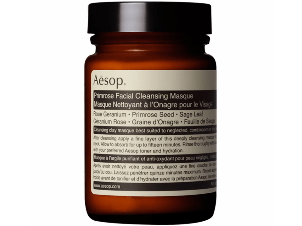 Grab 25% off the Aesop Primrose Facial Cleansing Masque 120ml