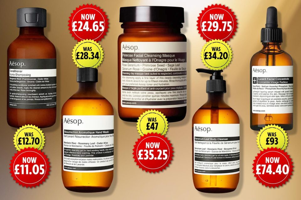 Last year's Aesop Black Friday deals were a hit with shoppers