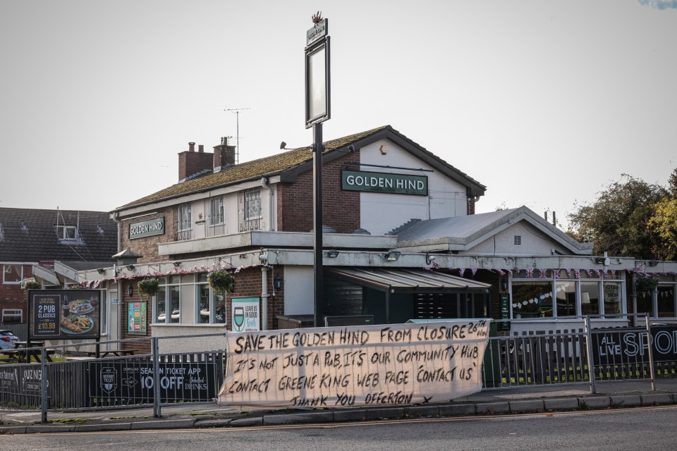 Punters have launched a campaign to save a much-loved pub after social media rumours that it was set to suddenly shut proved to be correct.

Last weekend, speculation arose online that The Golden Hind, in Stockport, Greater Manchester, would be closing and that the land was being sold by owners Greene King. 

Caption: The Golden Hind pub, Lisburne Lane, Offerton, Stockport, Greater Manchester