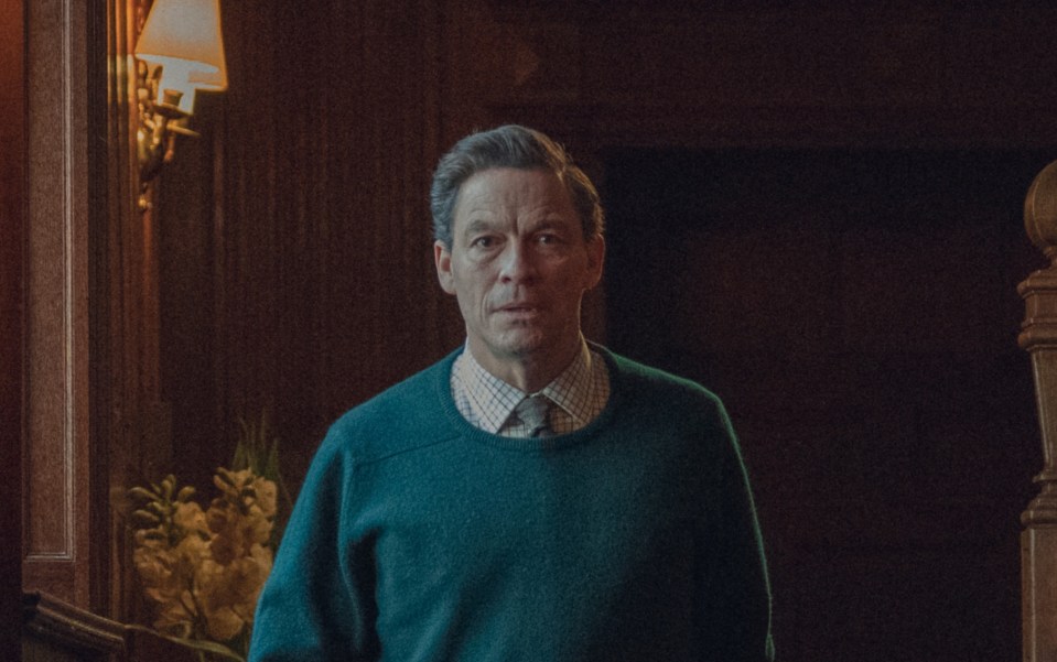 Dominic West has revealed he wore special devices that made his lugs protrude while playing the role of Prince Charles - but has ditched them for the new series, above