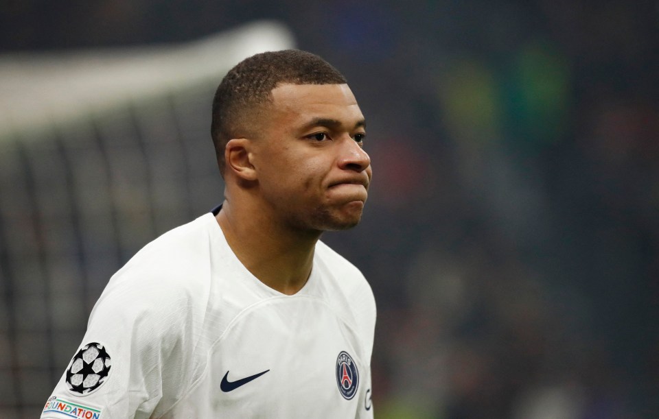 Kylian Mbappe has missed out on top spot