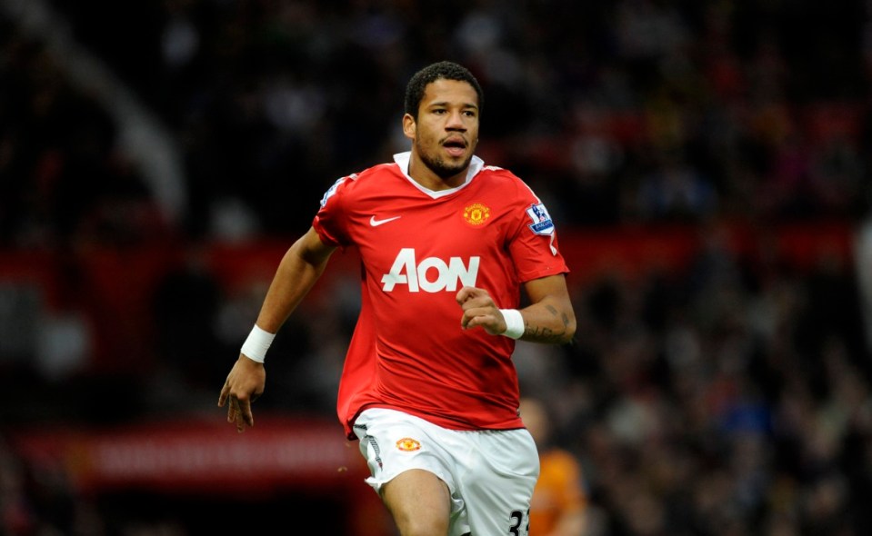 Bebe of Manchester United (Photo by AMA/Corbis via Getty Images)