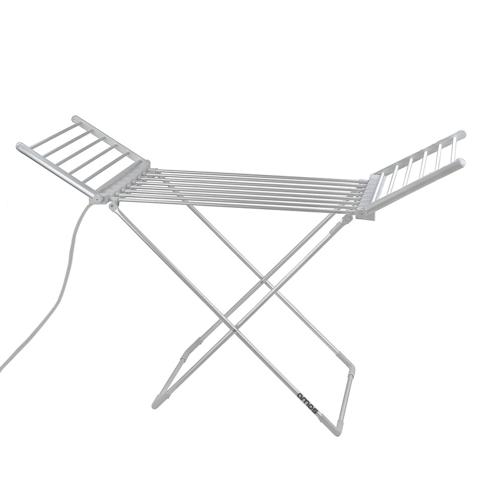 The airer costs around 4p an hour to run, according to the seller