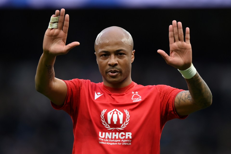 Ayew had been a free agent after leaving Nottingham Forest in the summer