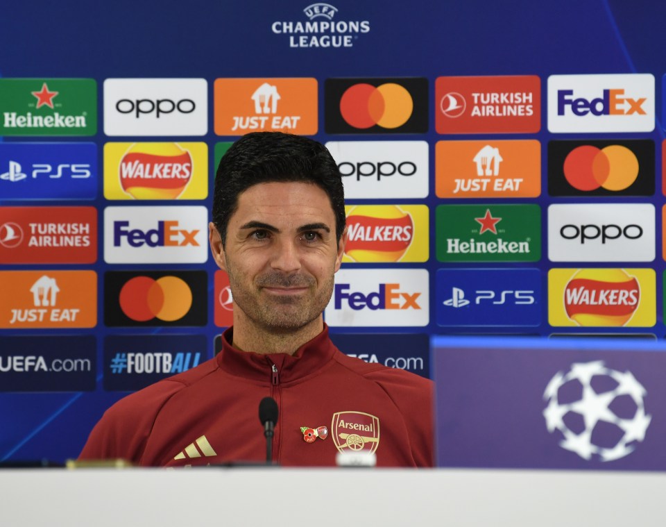 Mikel Arteta appeared to take aim at Spurs gaffer Ange Postecoglou