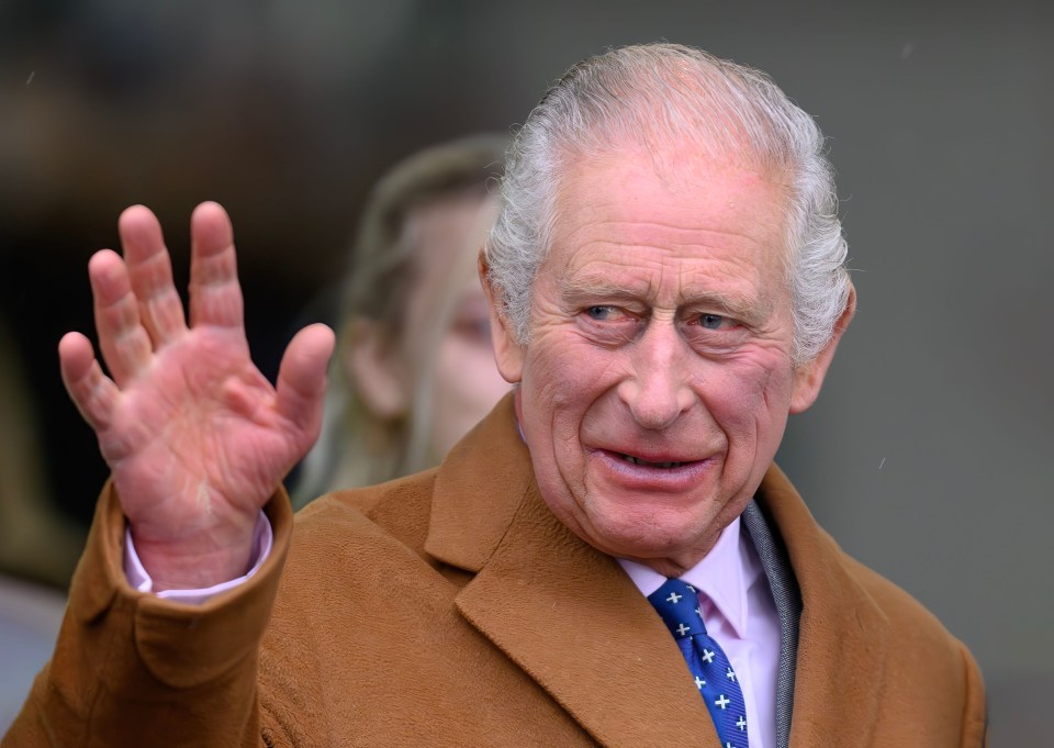 King Charles at the The Coronation Food Project in Didcot, Oxfordshire on Tuesday