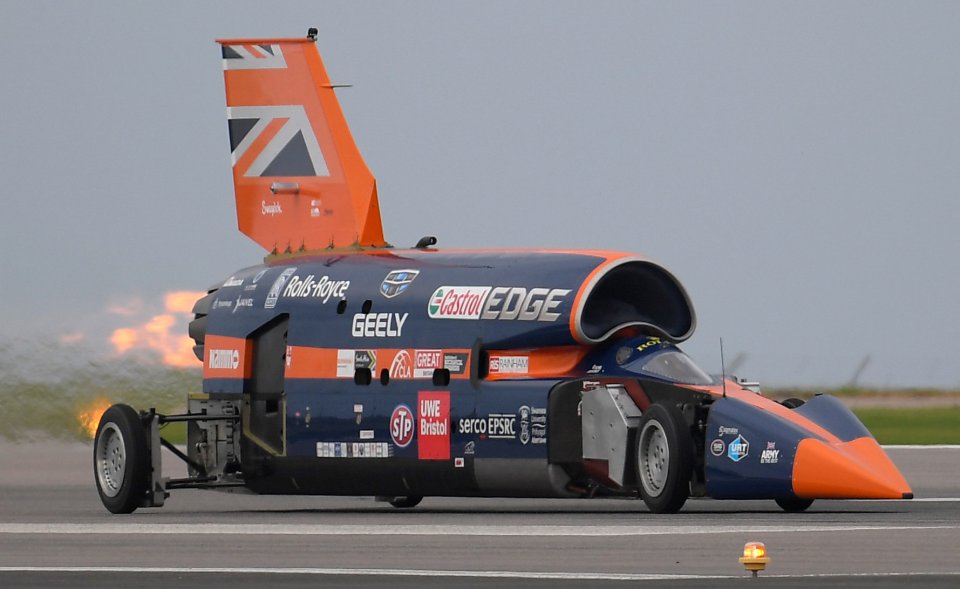 The Bloodhound supersonic car was built to attempt a 1,000mph land speed record