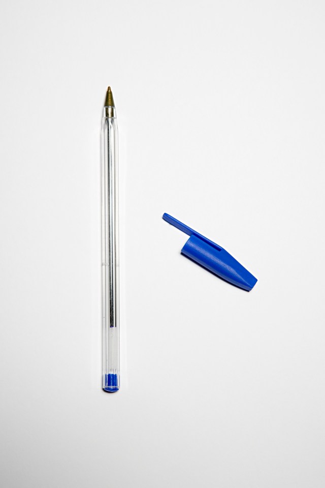 A ballpoint pen