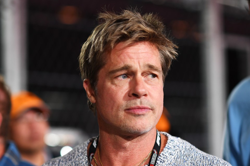 Brad Pitt was the biggest celebrity name in attendance at the Las Vegas GP qualifying