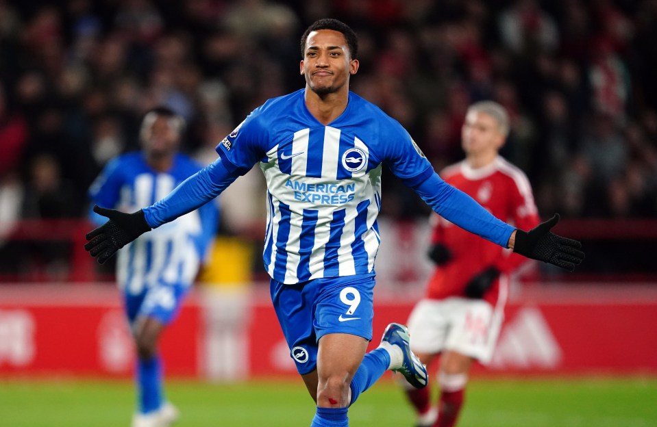 Brighton star Joao Pedro's brace led to a dramatic Premier League win