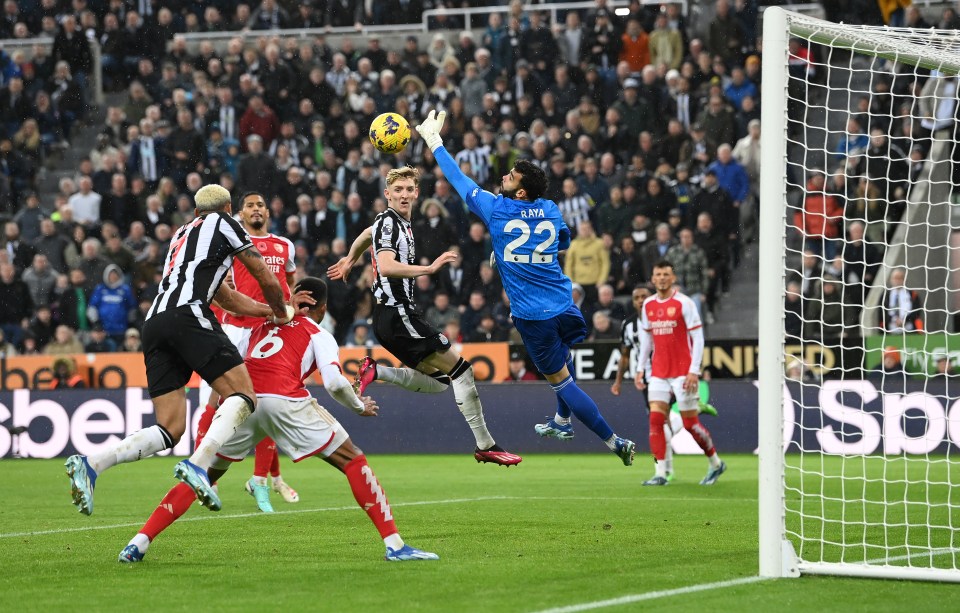 Newcastle's goal was allowed to stand after a long VAR check