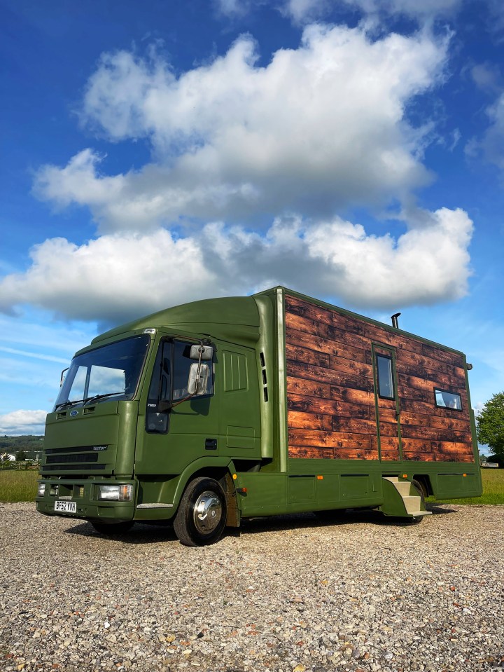 Guy took the horse box truck on a trip of a lifetime to The Alps