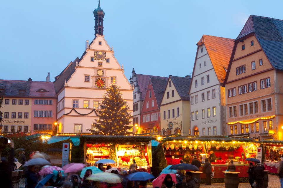 Rothenburg has hosted a Christmas market every year for more than 500 years