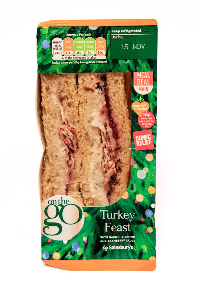 This had plenty of turkey and was much better for you than other sarnies with over 100 calories less than M&S