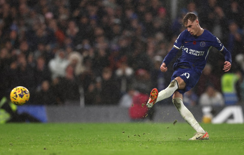 Cole Palmer netted a late penalty against Manchester City