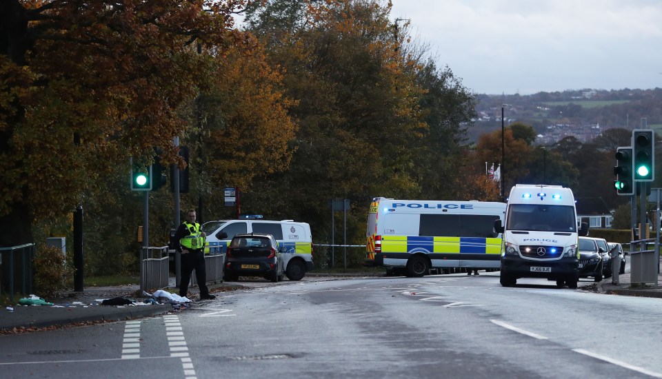 Cops said a teenage male has been arrested