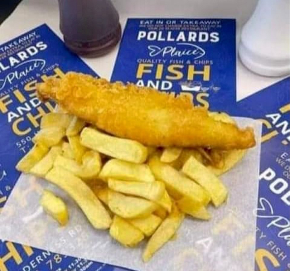 The chippy said 2,000 portions of the bargain battered cod was sold in a day