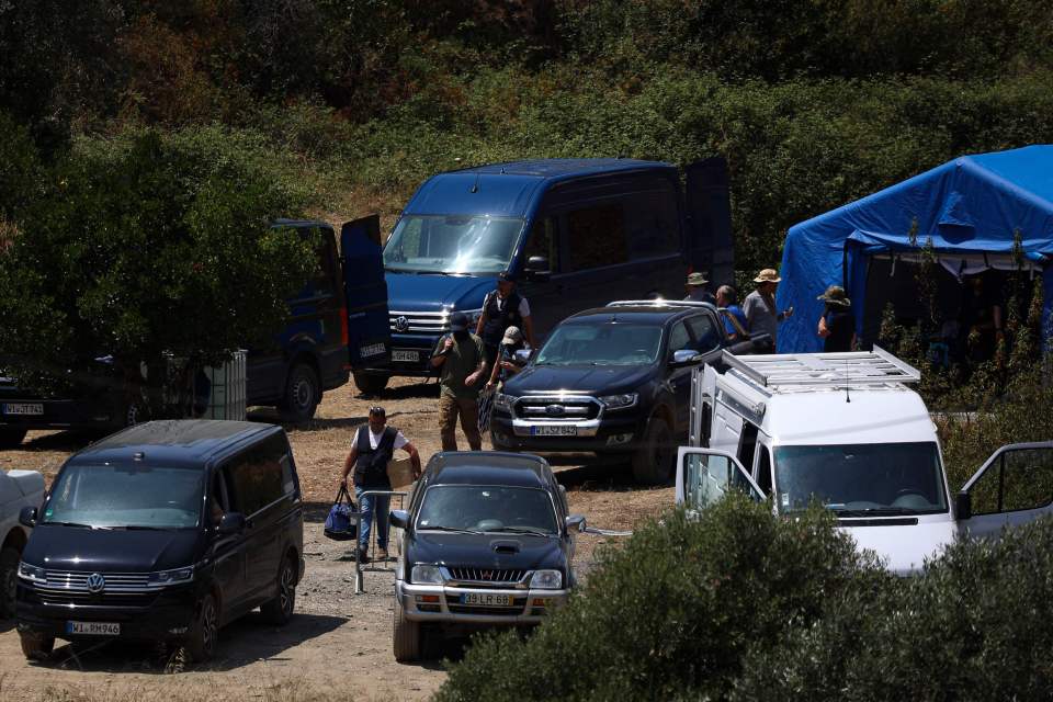 Cops from Portugal and Germany scoured the Arade Dam near Silves, 31 miles from Praia da Luz, for clues earlier this year