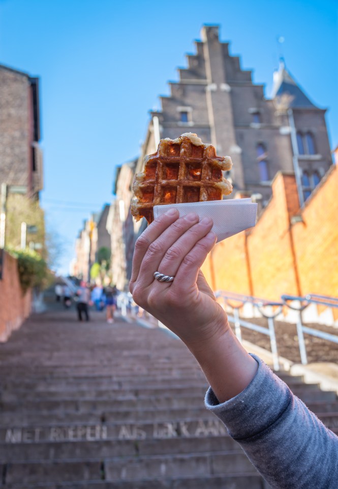 The main event - classic Belgian waffles