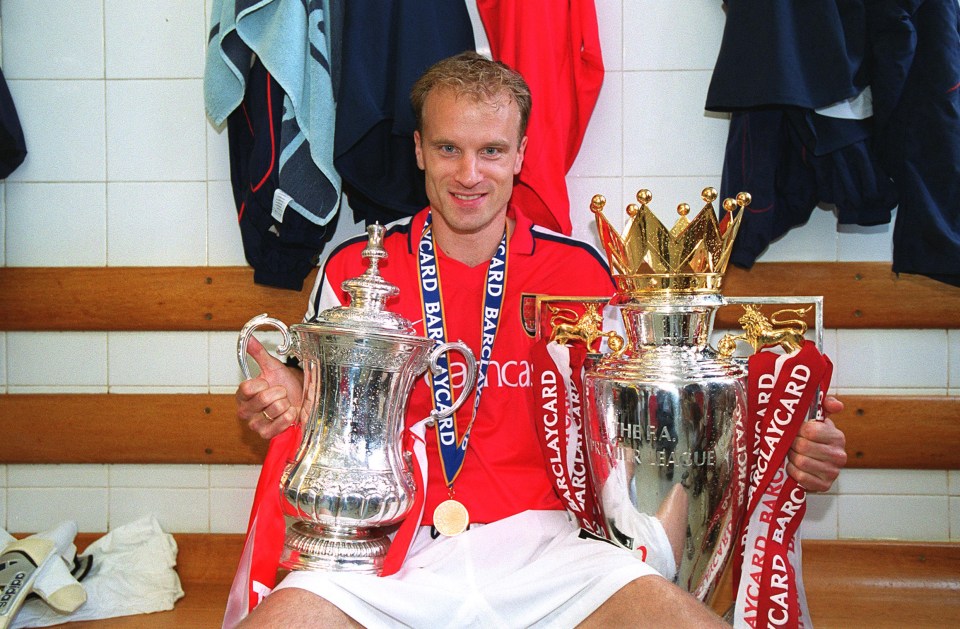 Dennis Bergkamp won a host of honours during his 11 years at Arsenal