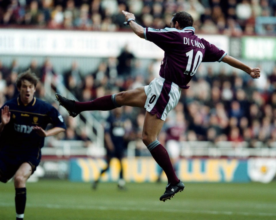 Paolo Di Canio's scissor kick volley is one of the best Prem strikes of all-time