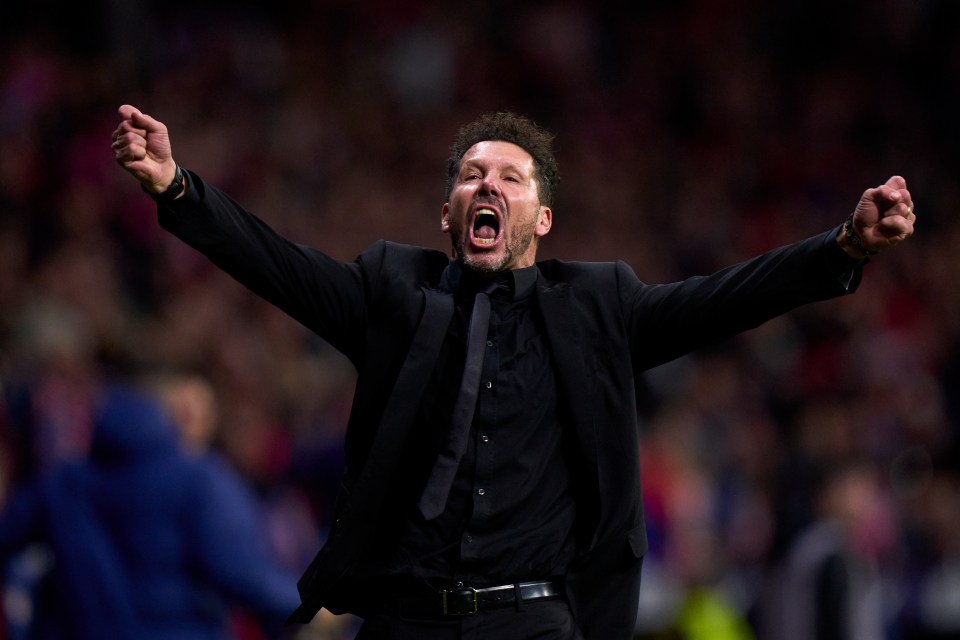 Diego Simeone is currently the highest paid manager in world football