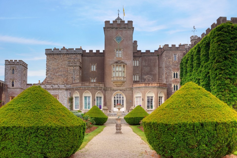 Powderham Castle, in Devon, has grounds that span 3,500 acres