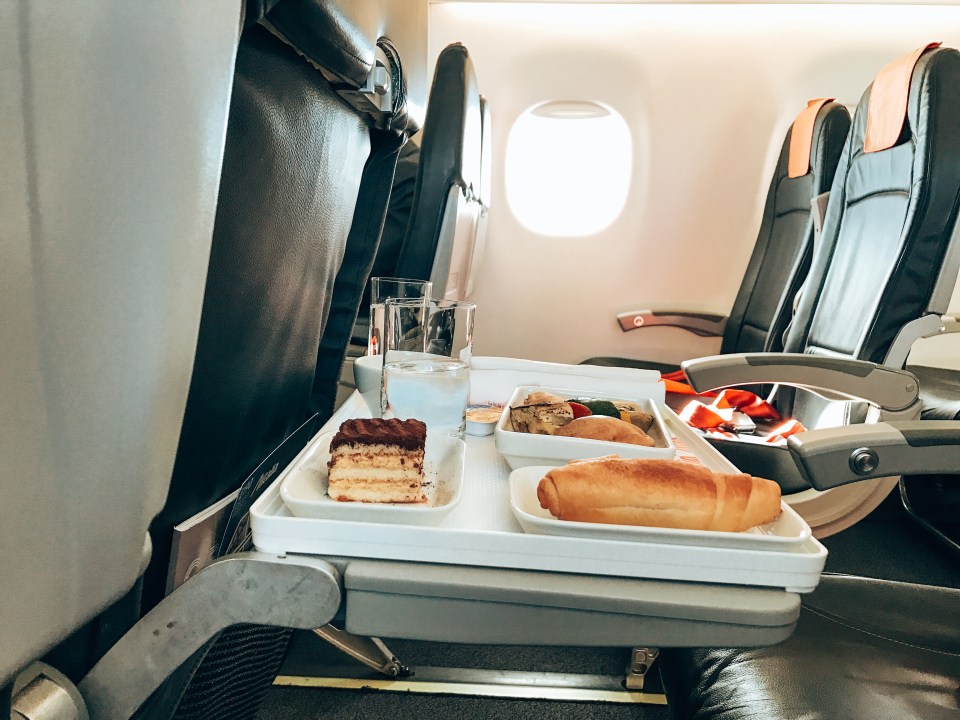 The tray table is one of the dirtiest parts of the plane