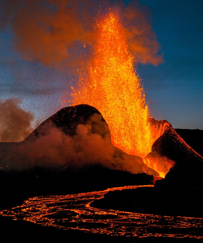 The volcano first erupted in 2021