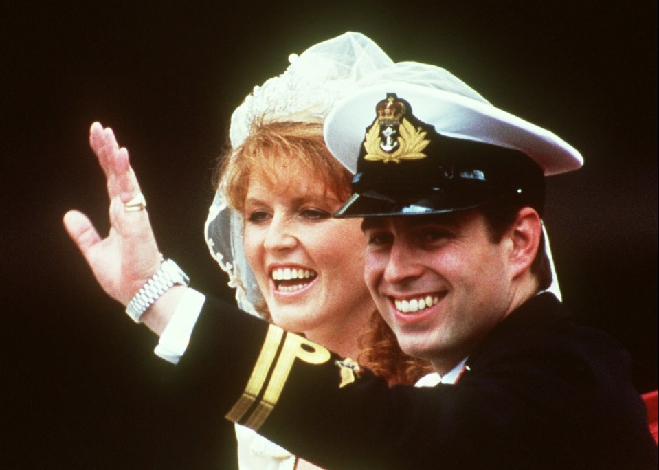 Sarah Ferguson wed Prince Andrew in July 1980