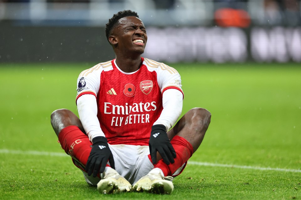 Eddie Nketiah has been omitted from the squad