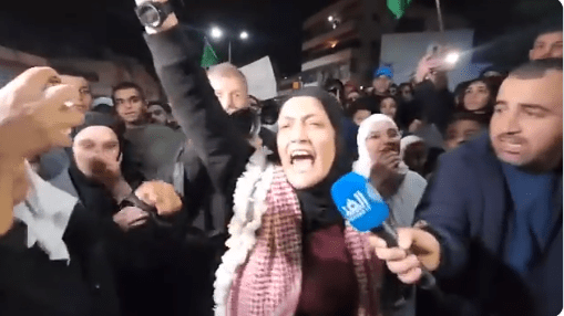 The moment the freed Palestinian calls for Hamas to unleash more terror on Israel