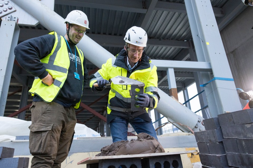 Chancellor Jeremy Hunt at London site