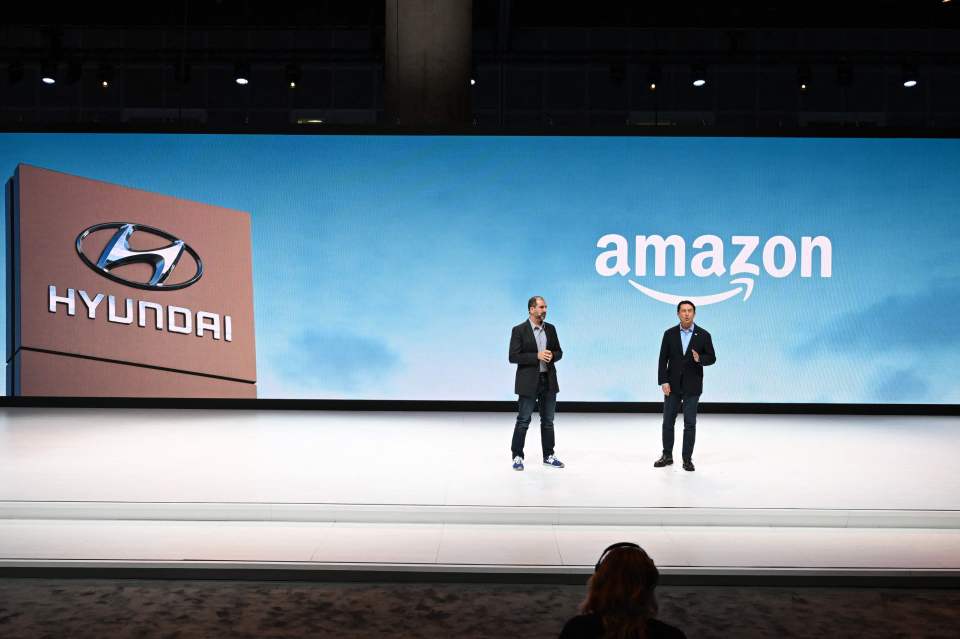 Amazon said they 'look forward to inventing together' with Hyundai for many years'