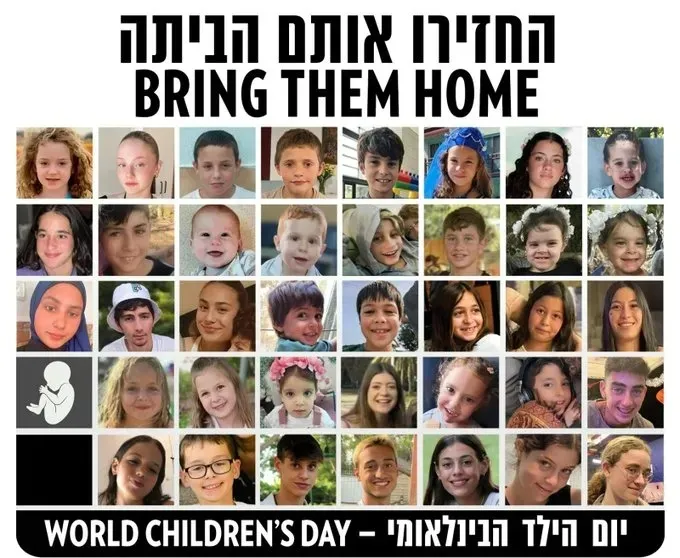 The IDF says 40 children have been abducted by Hamas since the October 7 assault