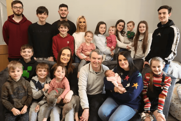 The Radfords are Britain’s biggest family with 22 kids