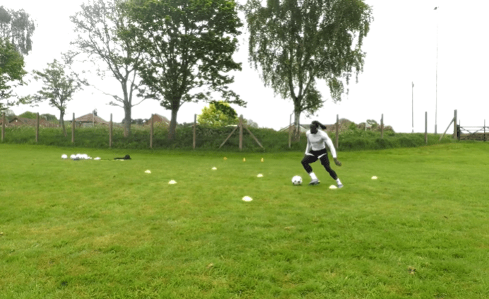 Dodoo is now training alone in a local park to keep himself sharp