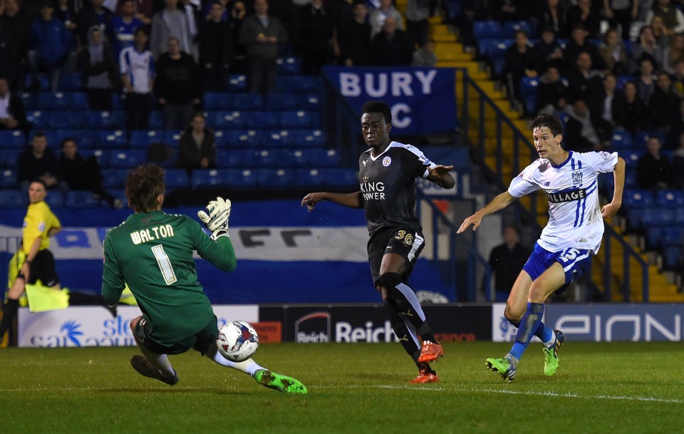 Joe Dodoo scored a hat-trick against Bury on his Leicester debut