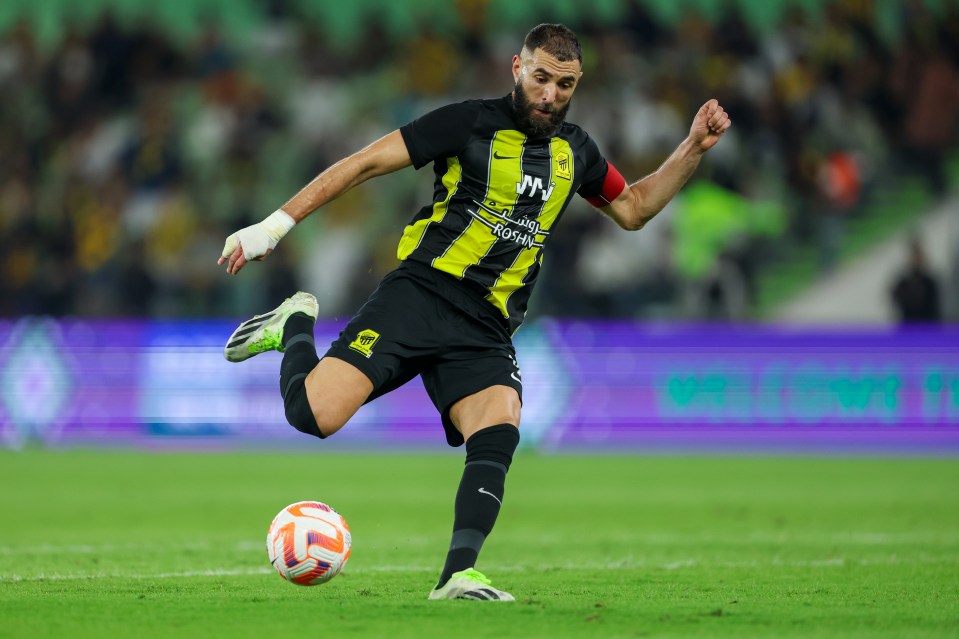 Karim Benzema plays in the same league as Ronaldo with Saudi side Al-Ittihad