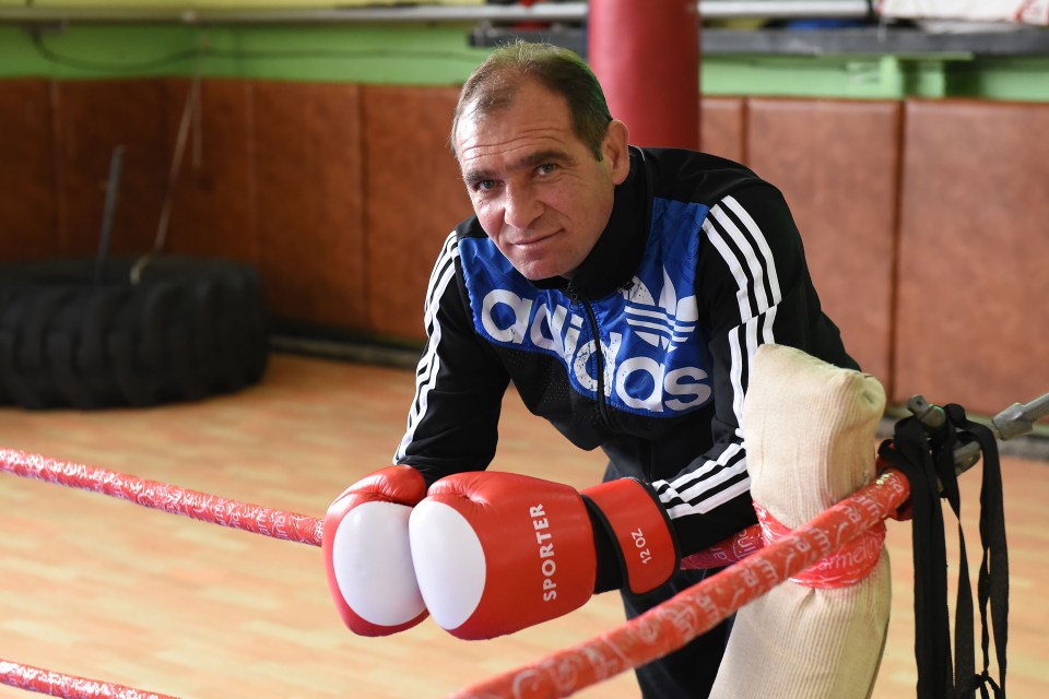 Serafim Todorov retired from boxing in 2003 but made a comeback in 2015 aged 46