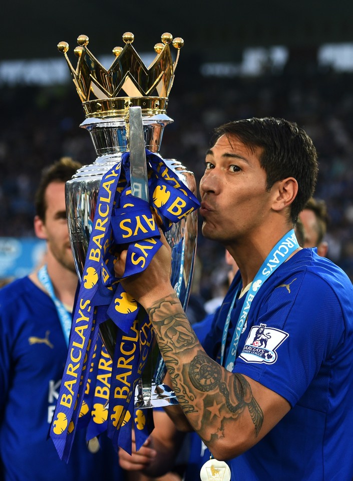 Leonardo Ulloa won the Premier League title with Leicester City in 2016