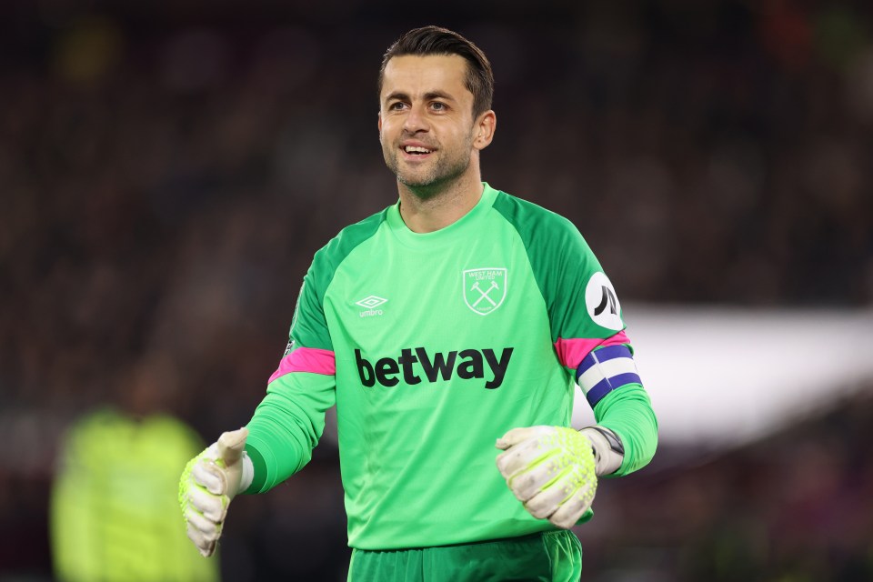 Lukasz Fabianski has been restricted to cup competitions this term