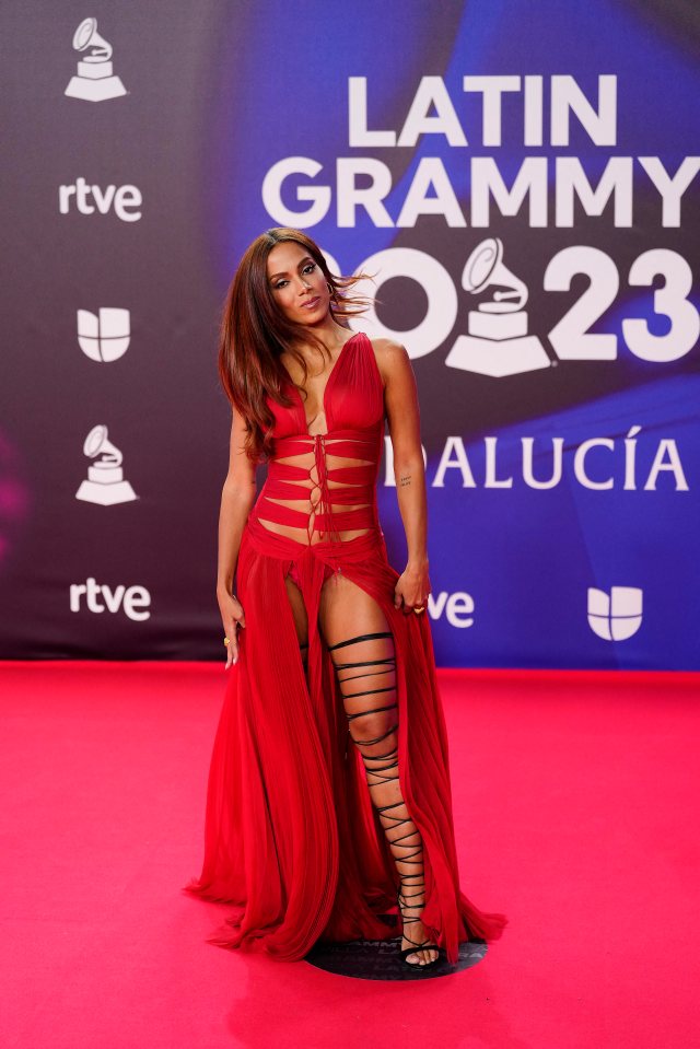 The 30-year-old wore a stunning red dress on the red carpet