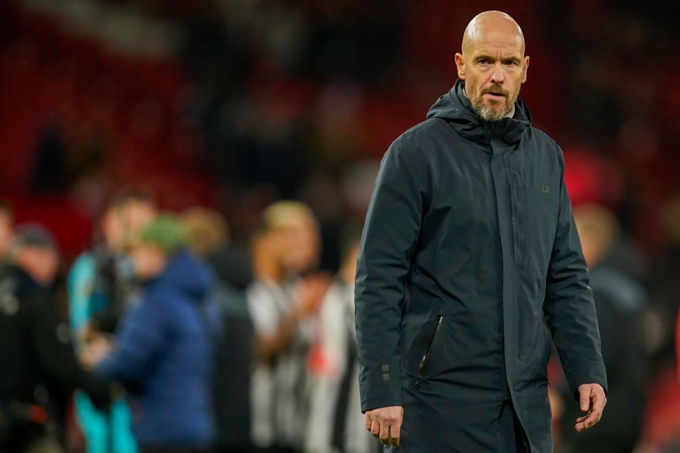 Ten Hag is coming under scrutiny for Man Utd’s dismal start to the season