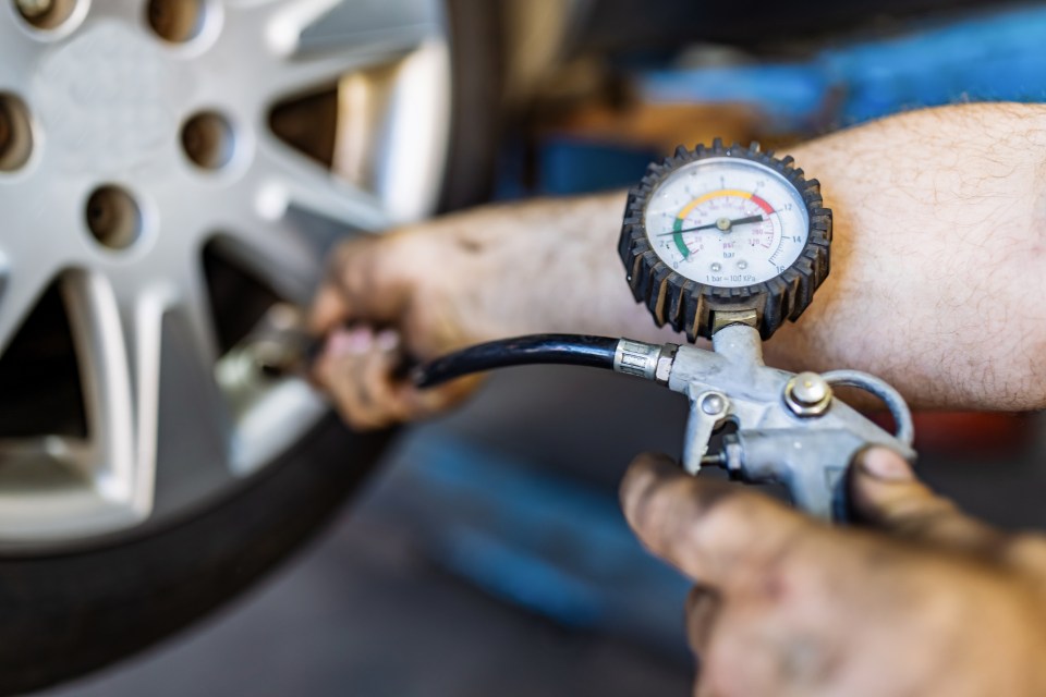 Checking the air pressure regularly and before long trips or heavy loads is important for drivers to be safe