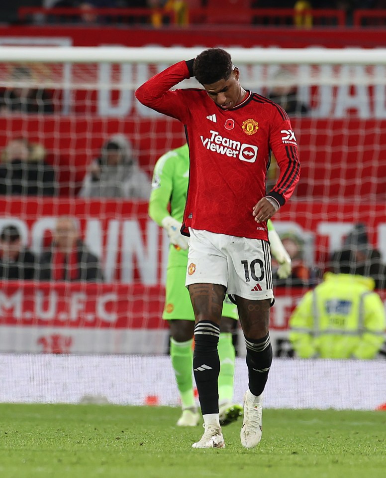 Marcus Rashford's indifferent season went on against Luton